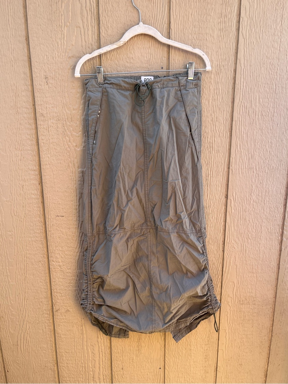 Urban Outfitters Cargo Maxi Skirt Womens XS Green Cotton Y2K Utility Gorpcore